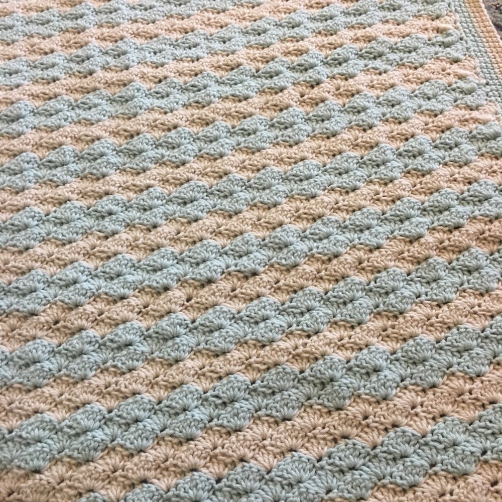 Handmade baby/toddler/child/sofa blanket blanket - Picture 4 of 5